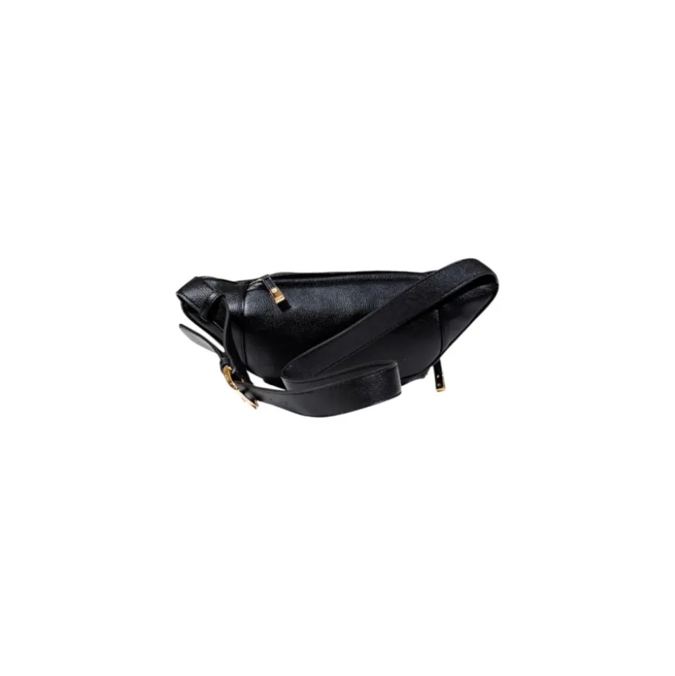 Schwarze Tasche mit Reißverschluss für Frauen