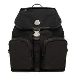 Schwarze Taschen mit Klappverschluss