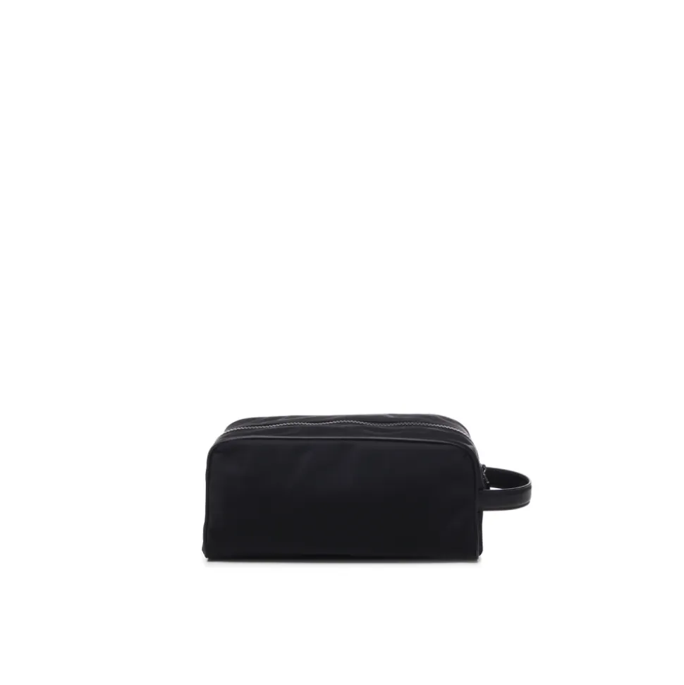 Schwarze Taschen mit Reißverschluss oben