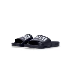 Schwarze Thrasher Slider Herren Hausschuhe
