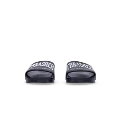 Schwarze Thrasher Slider Herren Hausschuhe