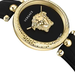 Schwarze und Goldene PALAZZO Uhr