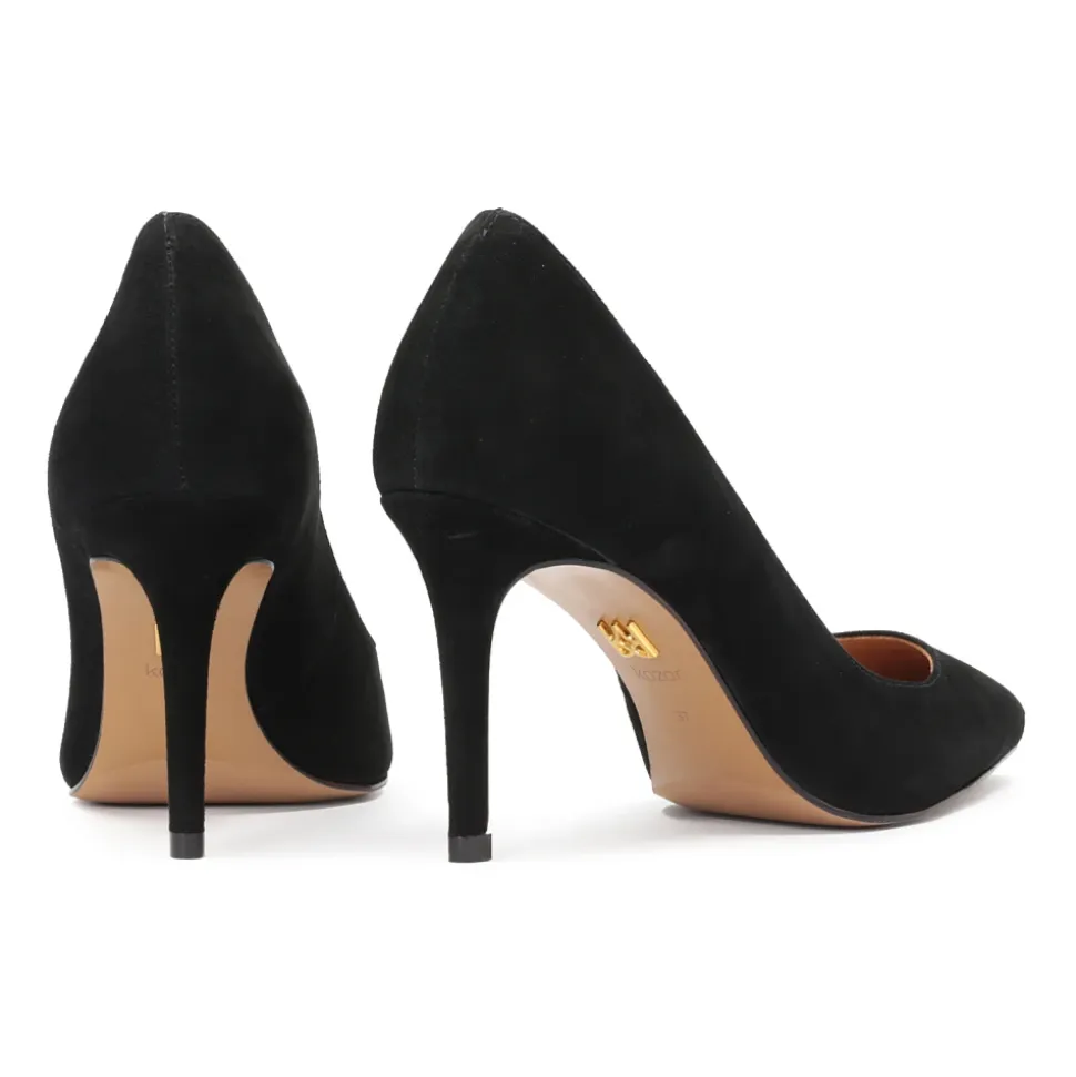 Schwarze Wildleder Elegante Pumps