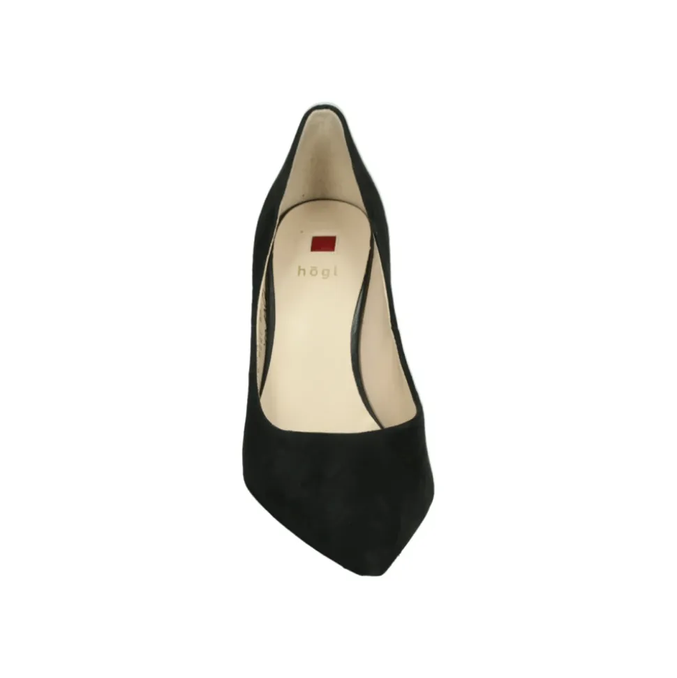 Schwarze Wildleder Pumps