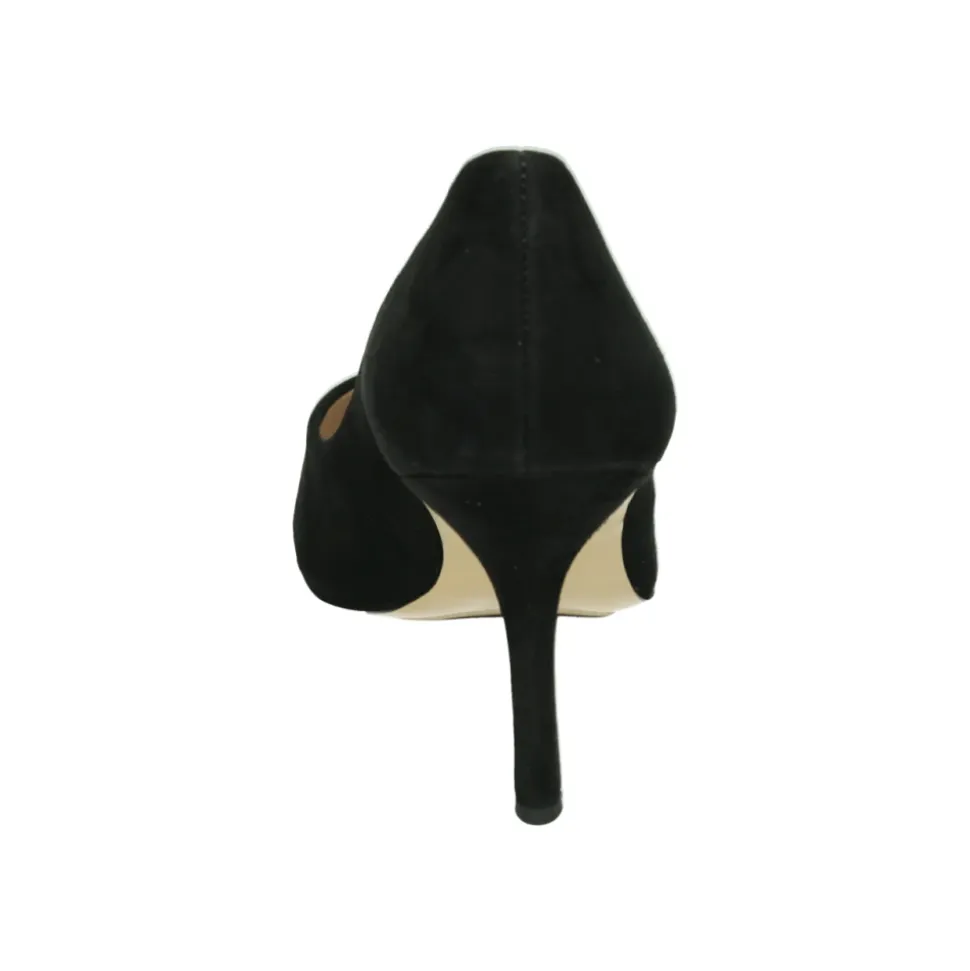 Schwarze Wildleder Pumps