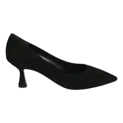 Schwarze Wildleder Pumps