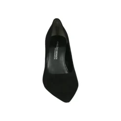 Schwarze Wildleder Pumps