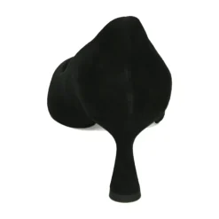 Schwarze Wildleder Pumps