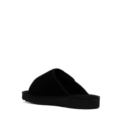 Schwarze Wildleder Sandalen