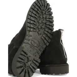 Schwarze Wildleder Stiefeletten für Männer