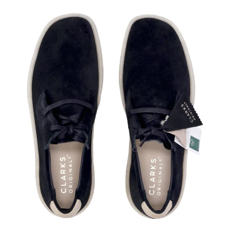 Schwarze Wildleder-Mokassin-Freizeitschuhe