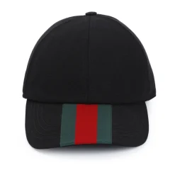 Schwarze Woll-Baseballkappe AW24