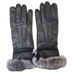 Schwarzer Berg Hirschlederhandschuh
