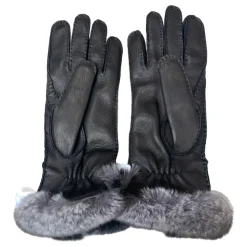 Schwarzer Berg Hirschlederhandschuh