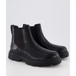 Schwarzer Carrarmato Stiefel