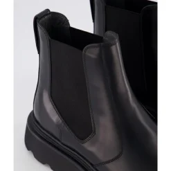 Schwarzer Carrarmato Stiefel