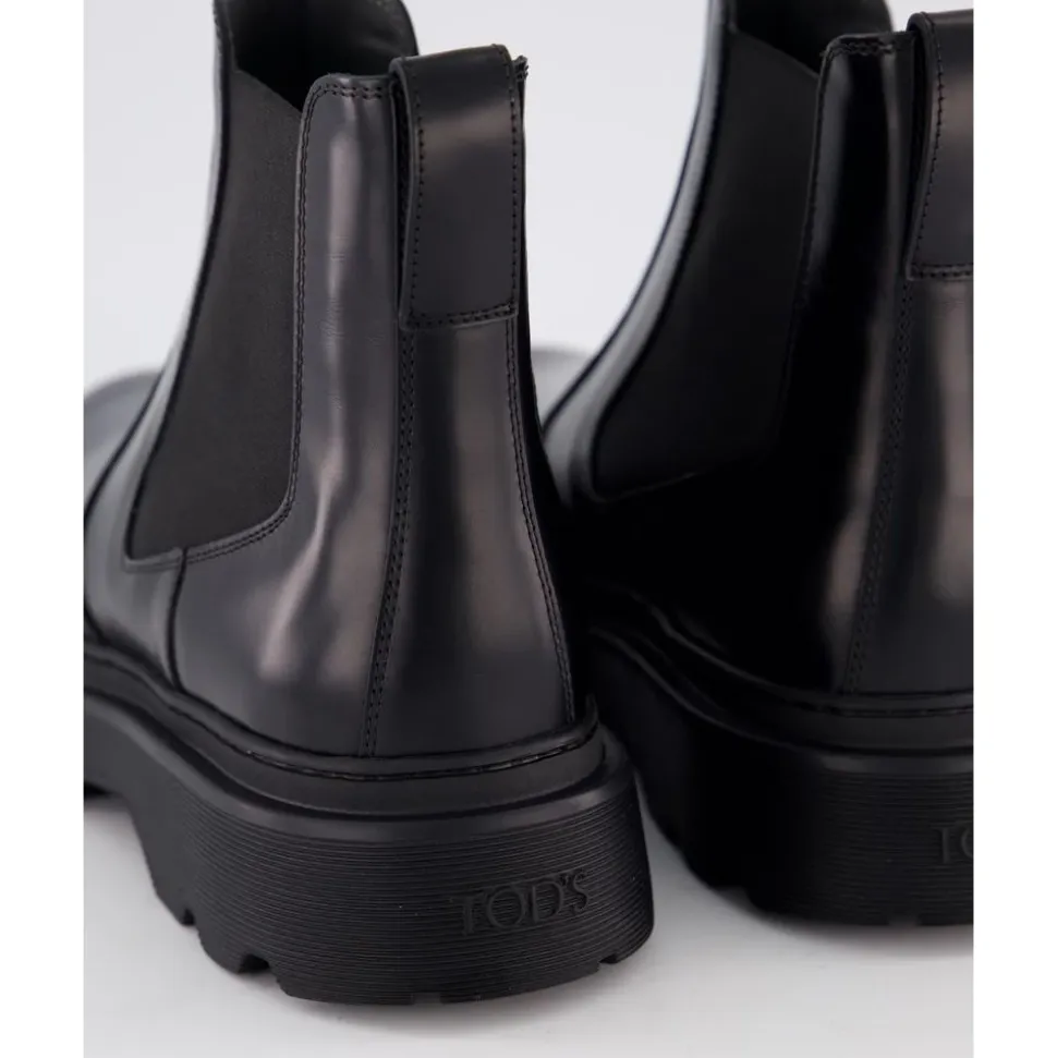 Schwarzer Carrarmato Stiefel