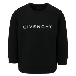 Schwarzer Crew Neck Sweatshirt mit Logo