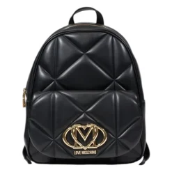 Schwarzer Damen Schulterrucksack