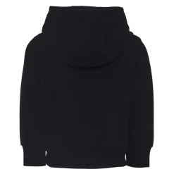Schwarzer Hoodie mit Logodruck