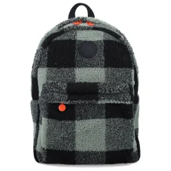 Schwarzer Karomuster Rucksack