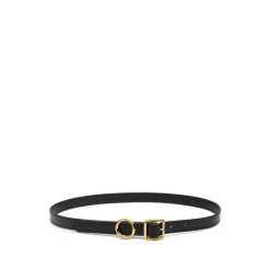 Schwarzer Ledergürtel Damen Accessoires
