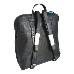 Schwarzer Leder-Rucksack Brigitte