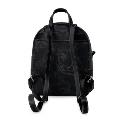 Schwarzer Leder-Rucksack für Damen Herbst/Winter