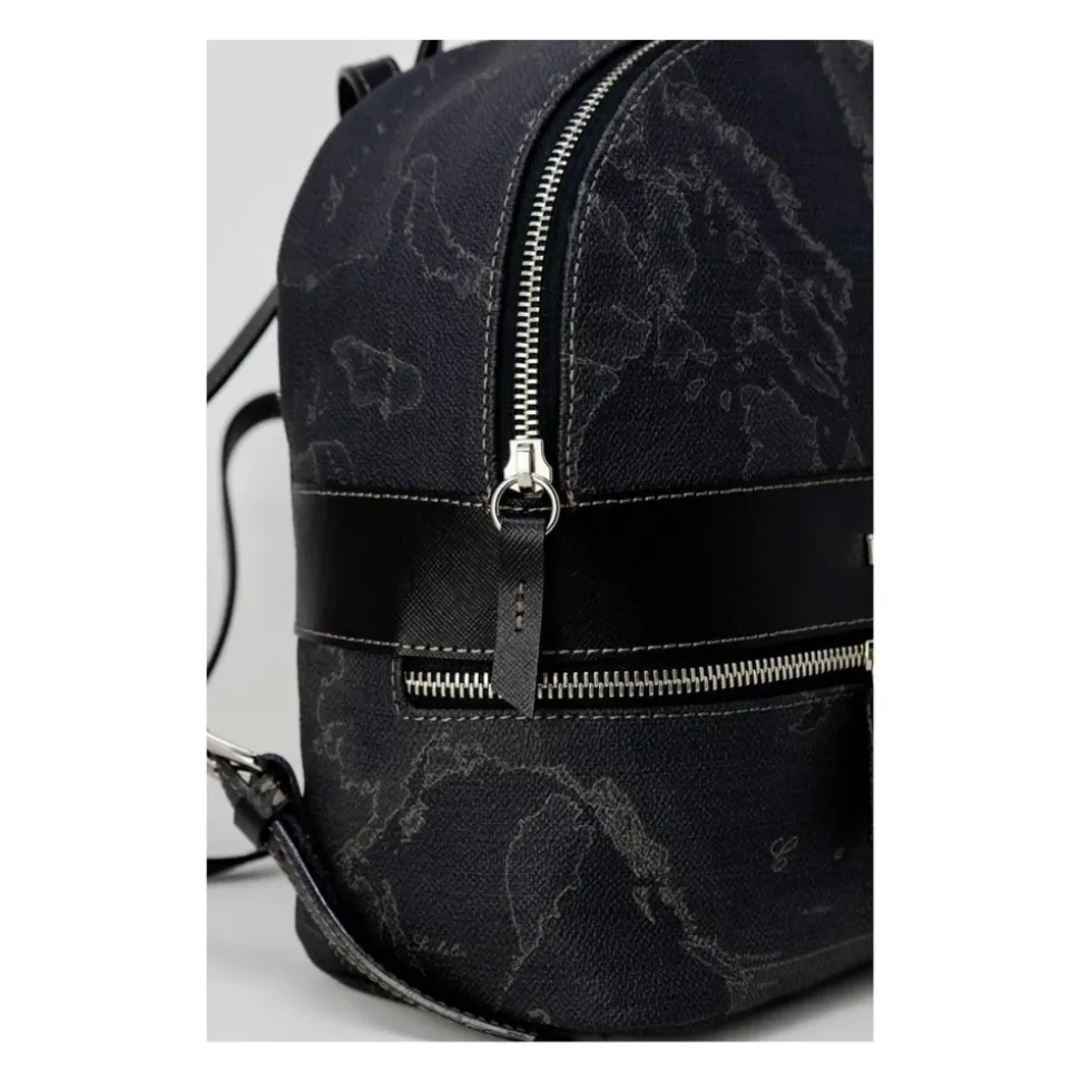 Schwarzer Leder-Rucksack für Damen Herbst/Winter
