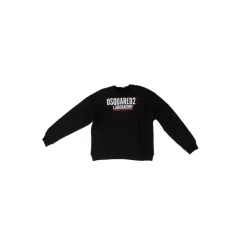 Schwarzer Logo Front Sweater