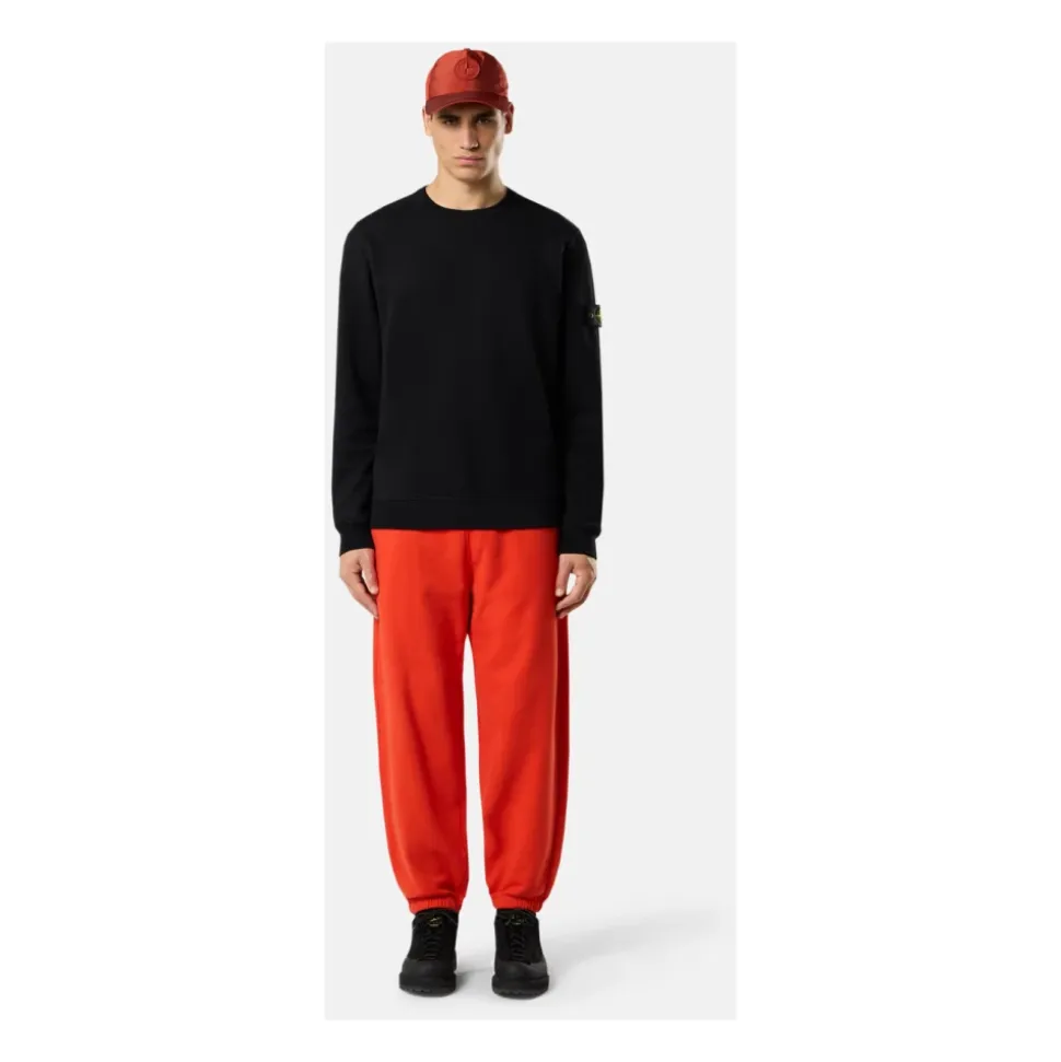 Schwarzer Pullover mit Kordelkapuze