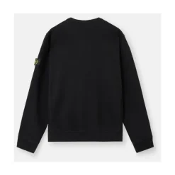 Schwarzer Pullover mit Kordelkapuze