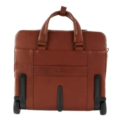 Schwarzer, rollbarer Aktenkoffer Black Square