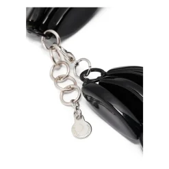 Schwarzer Seide & Nylon Exklusiver Schmuck