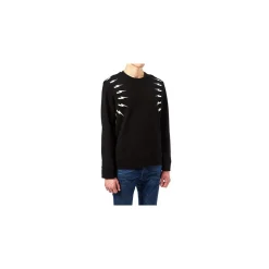 Schwarzer Sweatshirt PBJS333A G517S 524