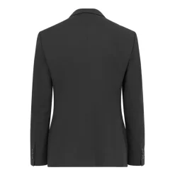 Schwarzer Wollblazer und Hose Set