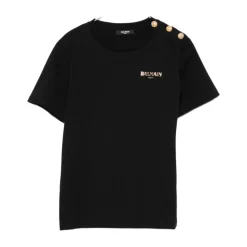 Schwarzes & Goldenes Stilvolles Mädchen T-Shirt