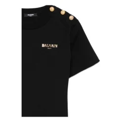 Schwarzes & Goldenes Stilvolles Mädchen T-Shirt