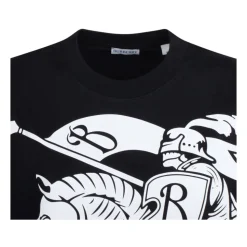 Schwarzes Equestrian Knight T-Shirt