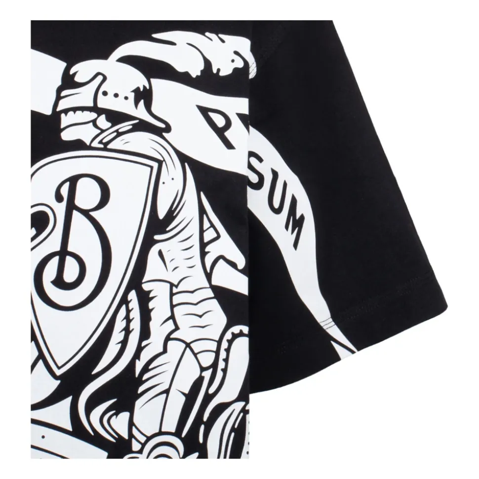 Schwarzes Equestrian Knight T-Shirt