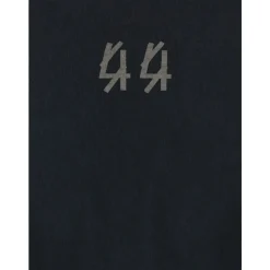 Schwarzes Logo-Print Crew Neck T-shirt