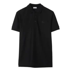 Schwarzes Polo mit Equestrian Knight