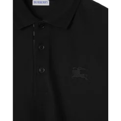 Schwarzes Polo mit Equestrian Knight