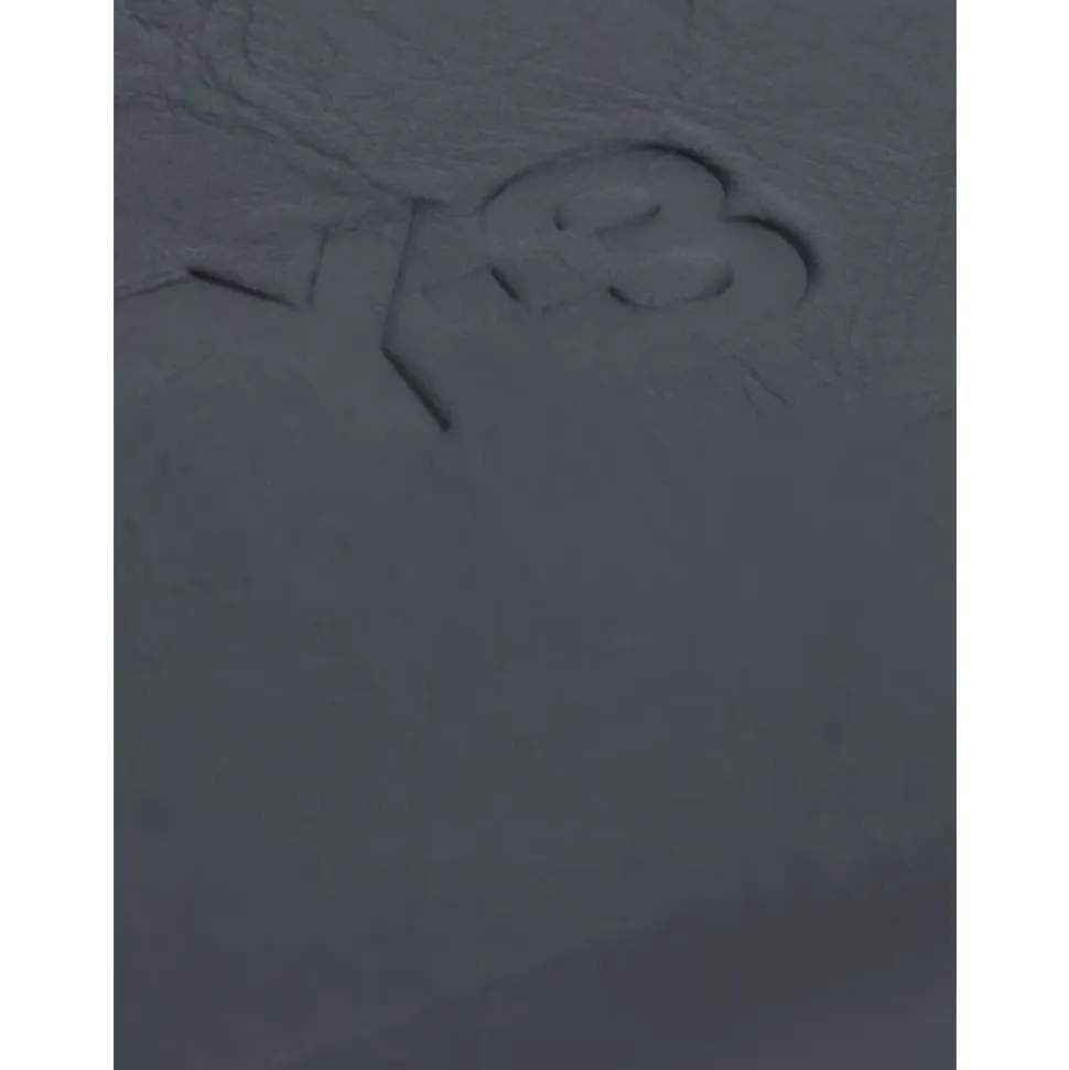 Schwarzes Portemonnaie mit Logo-Gravur