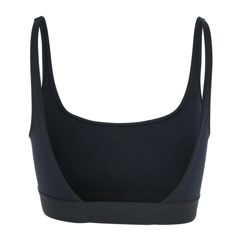 Schwarzes Signature Bralette Top