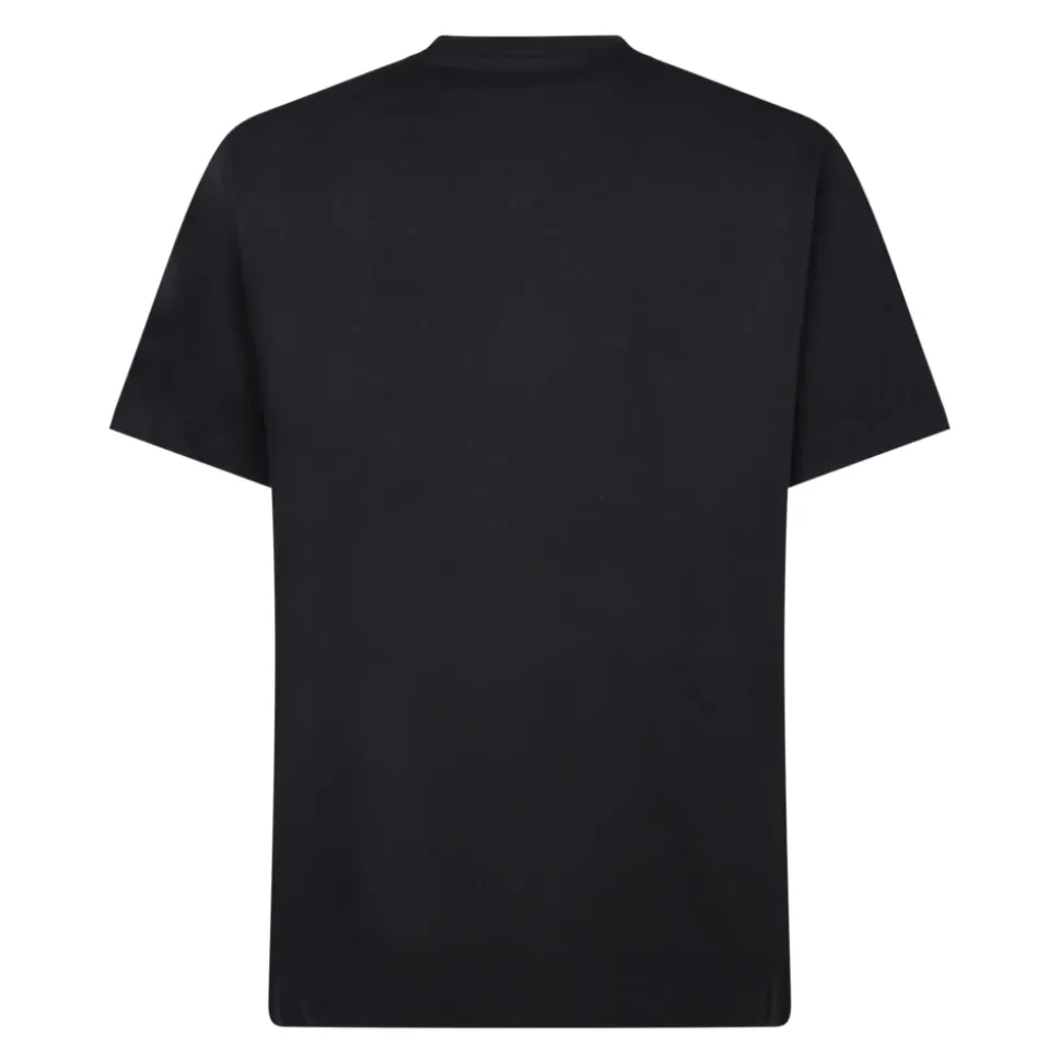Schwarzes T-Shirt mit Rittergrafik