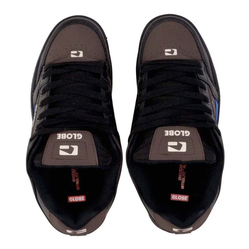 Schwarze/Tan/Cobalt Skateschuhe