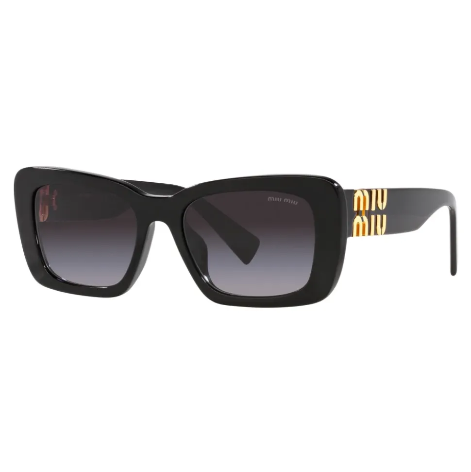 Schwarz/Grau Getönte Sonnenbrille SMU 07YS