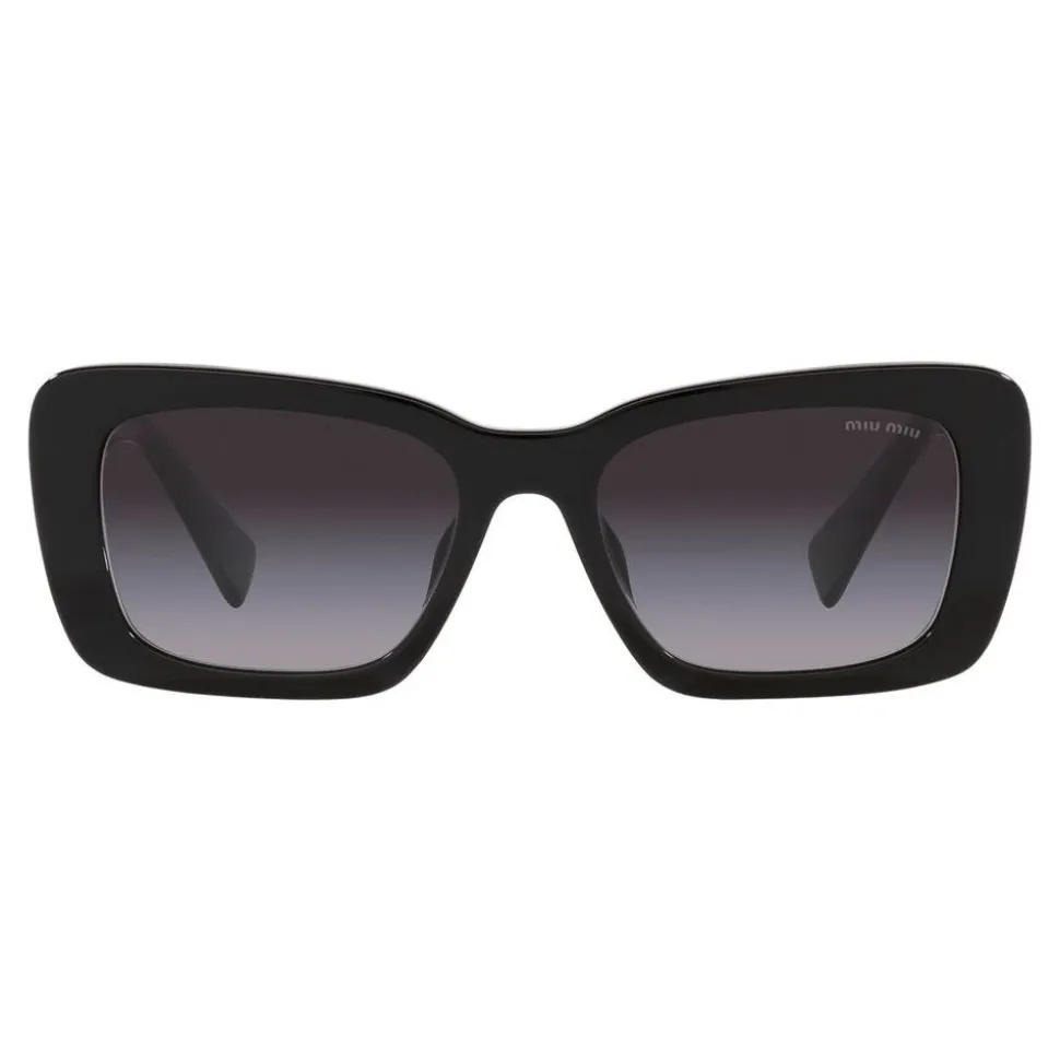 Schwarz/Grau Getönte Sonnenbrille SMU 07YS