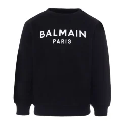 Schwarz-weißer Sweatshirt AW25